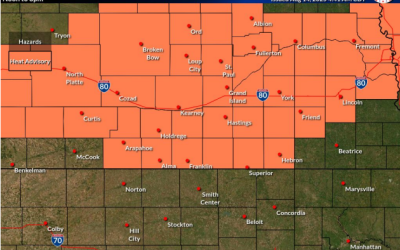 Gran parte de Nebraska enfrentará calor peligroso en los próximos días