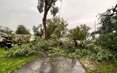 Muchos siguen sin electricidad tras vientos con fuerza de huracán en el este de Nebraska