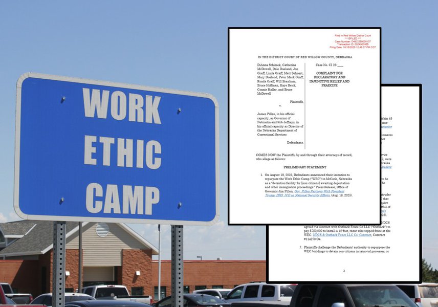 Un juez de Nebraska examina demanda contra centro de detención migratoria en McCook