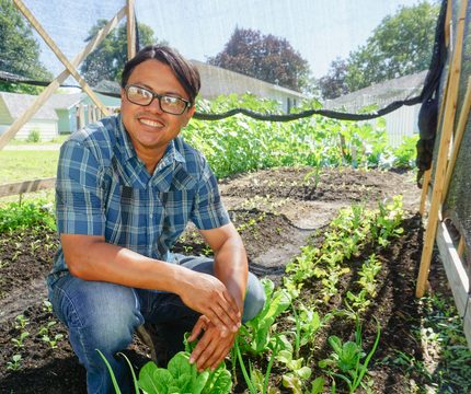 Raíces amazónicas que florecen en el suelo de Nebraska