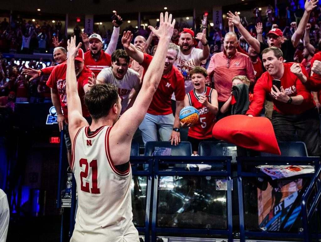 Nebraska vs Iowa Sweet Sixteen game set for Houston (2026).