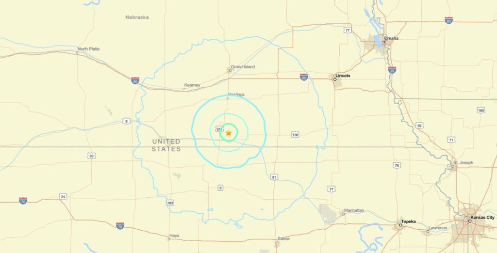 4.1 magnitude Nebraska earthquake: USGS reports aftershocks.