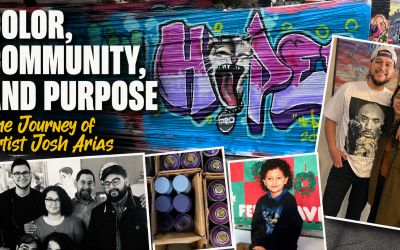 Artista de Nebraska Josh Arias usa el arte público para construir comunidad