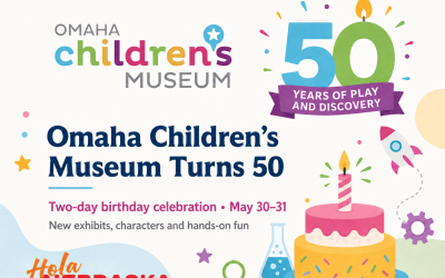 Omaha Children’s Museum celebrates 50 years with family party and new exhibits