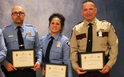 Inspector Jose Gomez, who has roots in Nebraska, was honored for helping treat victims after the Annunciation Church shooting in Minneapolis.