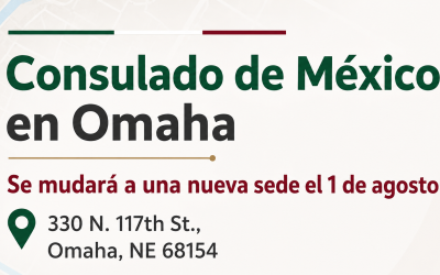 Consulado de México en Omaha se mudará a nueva sede el 1 de agosto
