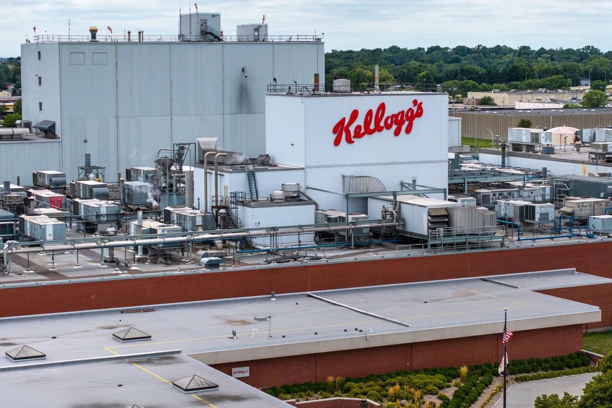 Kellogg plant in Omaha, Nebraska, after closing and eliminating 451 jobs